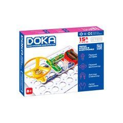 Конструктор электронный Doka "Первые шаги в электронике" (А) D70709