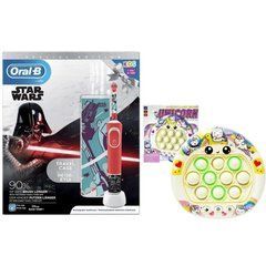 Детская электрическая зубная щётка Oral-B Vitality D100.413.2KX Spider-Man Soft+Футляр + электронный поп ит