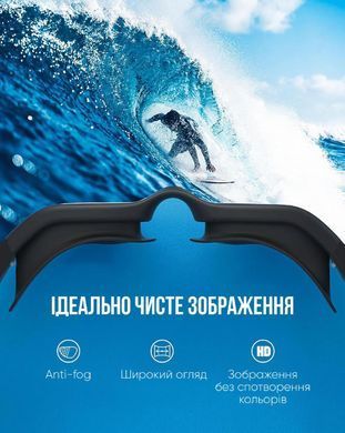 Очки для плавания Renvo Alat Pro Уни Anti-fog Белый Синий OSFM (2SG610-0306)