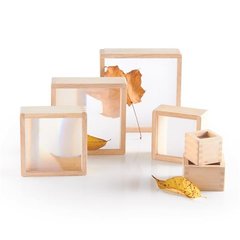 Набор Guidecraft Natural Play Блоки с увеличительными стеклами, 10 шт. (G3018)