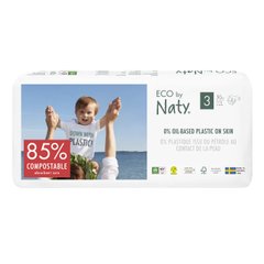 Органічні підгузники Eco by Naty Розмір 3 (від 4 до 9 кг) 50 шт