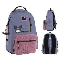 Рюкзак для средней и старшей школы Education teens "Kuromi", Kite (HK25-949M В)