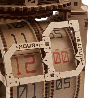 Деревянный механический 3D конструктор Ukrainian Gears Астрономичные часы с турбийоном (70162)