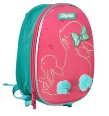 Рюкзак дошкільний 1 Вересня K-43 Bunny, рожевий/бірюзовий