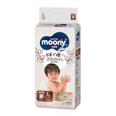 Подгузники – трусики Moony Natural L 9-14 кг, 36 шт. (4903111287376)