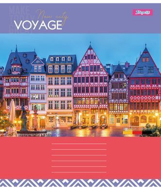 Тетрадь для записей 1В New city voyage А5 96 листов линия