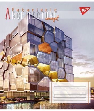 Тетрадь для записей Yes Futuristic architecture А5 48 листов линия