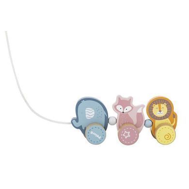 Деревянная каталка Viga Toys PolarB Зверята (44023)