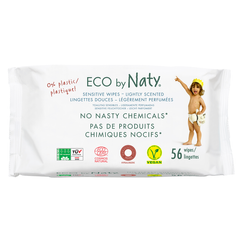 Органические салфетки Eco by Naty с легким запахом 56 шт (ФР-00000027)