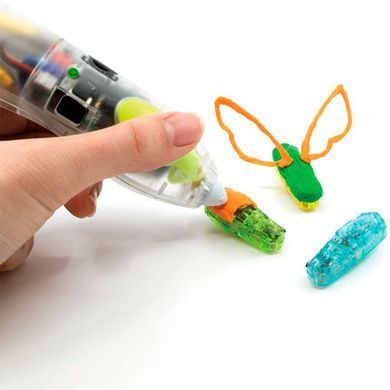 3D-ручка 3Doodler Start для детского творчества - HEXBUG (48 стержней, шаблоны, аксессуары) 8SPSRBUG3E