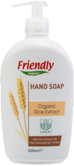 Органічне рідке мило для рук з екстрактом рису Friendly Organic 500 мл