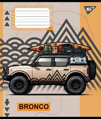 Тетрадь для записей Yes Off road vehicle А5 36 листов клетка
