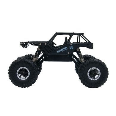 Автомобіль OFF-ROAD CRAWLER на р/к &ndash; TIGER (матовий чорний, аккум. 4,8 V, метал. корпус, 1:18) SL-111RHMBl