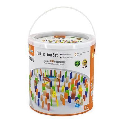 Деревянный игровой набор Viga Toys Домино, 116 эл. (51620)