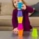 Іграшка тактильна М'які чашки Fat Brain Toys Suction Kupz 6 шт. (F183ML)