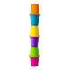 Іграшка тактильна М'які чашки Fat Brain Toys Suction Kupz 6 шт. (F183ML)