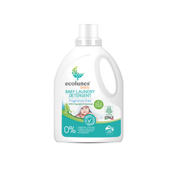 Гипоаллергенный органический жидкий гель для стирки детской одежды без запаха, Ecolunes, 1000 мл