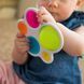 Прорезыватель для зубов и тактильная игрушка Нажми на шар Fat Brain Toys dimpl (F192ML)