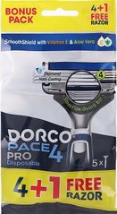 Одноразовые станки для бритья DORCO PACE 4 Pro (4+1 Free) 02640