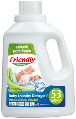 Органічний рідкий пральний порошок-концентрат Friendly Organic без запаху 1,57 літрів (53 прання)