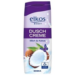 Гель для душу Elkos з екстрактом молока та кокосу 300 мл Елкос пр. Німеччина 01124