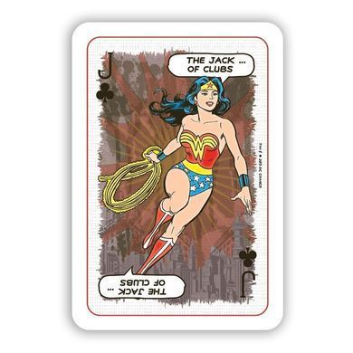 Игровые карты DC COMICS Superheroes Retro Waddingtons No. 1 DC Comics Retro
