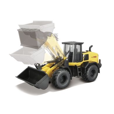 Автомодель серии Construction - ЭКСКАВАТОР NEW HOLLAND W170D (18-32083)