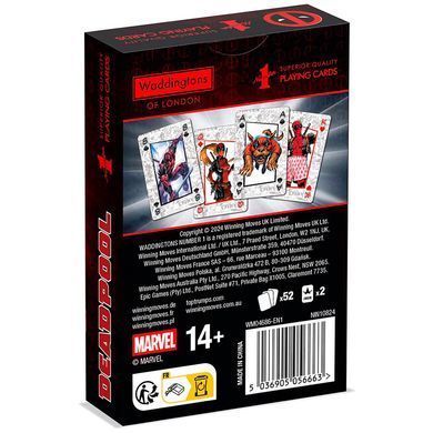 Игровые карты MARVEL Waddingtons No.1 - Deadpool