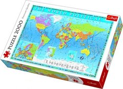 Пазли - (2000 елм.) - "Політична карта світу"