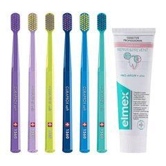Зубная щётка Curaprox CS1560 + зубная паста ELMEX Sensitive Professional Repair&Prevent+Gum Care
