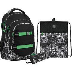 Шкільний набір Wonder Kite "Fresh": рюкзак, пенал, сумка для взуття (SET_WK22-727M-4)