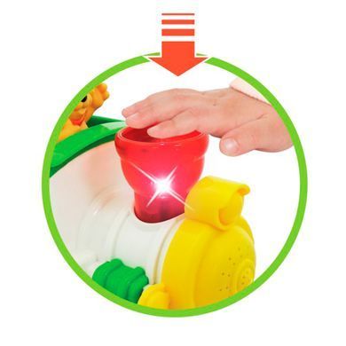 Игровой набор KIDDI SMART &ndash; ПАРОВОЗ ЛИМПОПО (свет, украинский) 063396