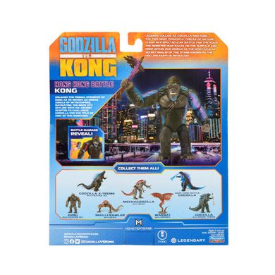 Фигурка GODZILLA VS. KONG - КОНГ С БОЕВЫМИ РАНАМИ И ТОПОРОМ (15 cm) 35354