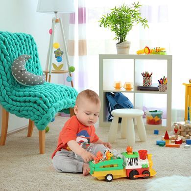 Игровой набор KIDDI SMART &ndash; ПАРОВОЗ ЛИМПОПО (свет, украинский) 063396