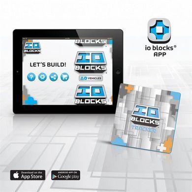 Конструктор Guidecraft IO Blocks Самолеты и корабли с дополненной 3d реальностью, 59 деталей (G9608)