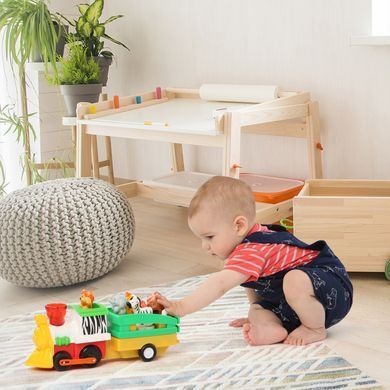 Игровой набор KIDDI SMART &ndash; ПАРОВОЗ ЛИМПОПО (свет, украинский) 063396