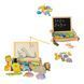 Деревянная развивающая доска 2в1 "Магнитная рыбалка", Tree Toys (MD2139)