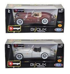 Автомодель - JAGUAR XK 120 (1951) (ассорти вишневый, серебристый, 1:24) 18-22018