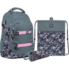 Шкільний набір Wonder Kite "Fancy": рюкзак, пенал, сумка для взуття (SET_WK22-727M-3)