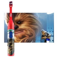 Електрична дитяча зубна щітка на батарейках "Oral-B" Star Wars незнімна насадка TP0021