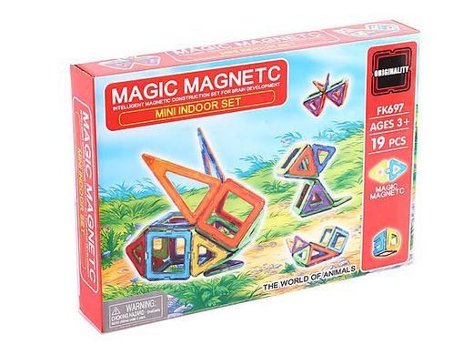 Магнитный конструктор Magic Magnetic, 18 деталей (FK697)