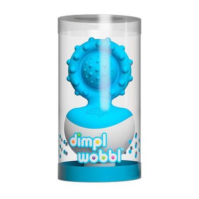 Прорізувач-неваляйко Fat Brain Toys dimpl wobl блакитний (FA217-4)