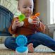 Прорізувач-неваляшка Fat Brain Toys dimpl wobl жовтогарячий (F2172ML)