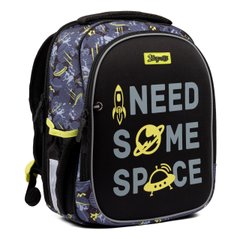 Рюкзак шкільний каркасний 1 Вересня S-107 Space чорний