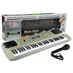 Детский синтезатор-пианино 54 клавиши с микрофоном, LCD Display (MQ-807USB)