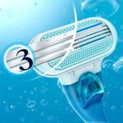 Женский бритвенный станок Gillette Venus Smooth Sensitive с 2 сменными кассетами 02001