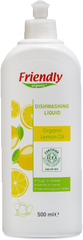 Органическое средство для мытья посуды Friendly Organic c лимонным соком 500 мл (ФР-00000360)