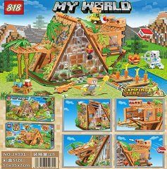 Конструктор My World "Minecraft" Будиночок у джунглях, 790 деталей (JX031)