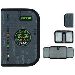 K26-622-2 Пенал Kite 1 відділення, 2 відворот, без наповнення Good Game