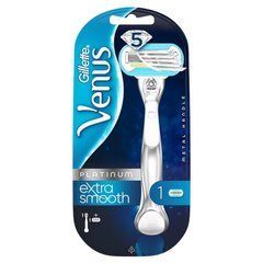 Женский бритвенный станок Gillette Venus Platinum Extra Smooth с 1 сменной кассетой 02002